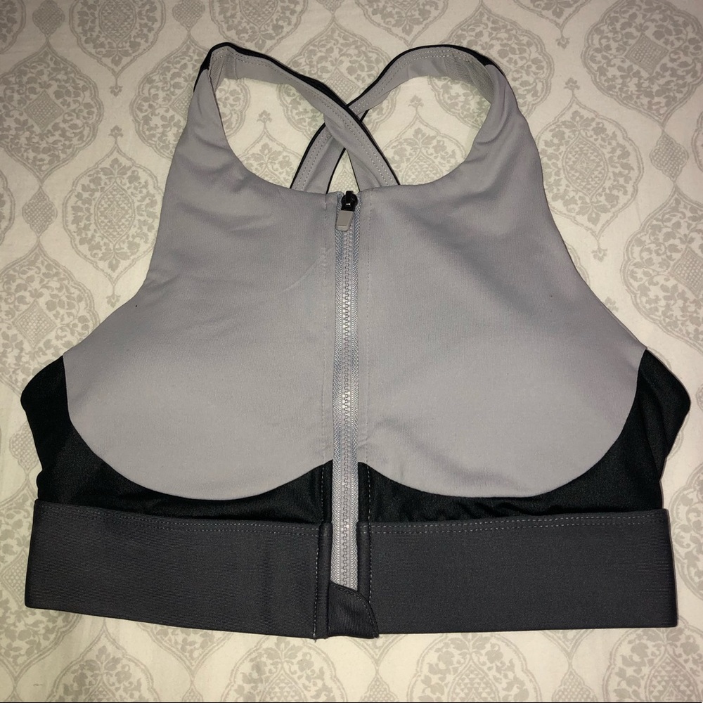 Fabletics Ella High Impact Zip Front Sports Bra